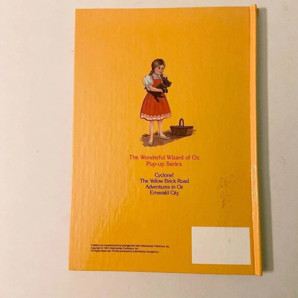 Vintage 1991 Wizard of Oz Childrens Pop Up Book  The Yellow Brick Road - Picture 2 of 16